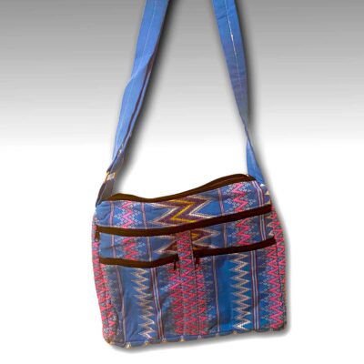 Purse - Hand Woven Blue